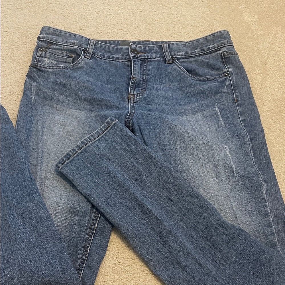 Mossimo Supply Co. Women's Straight Leg Blue Jeans